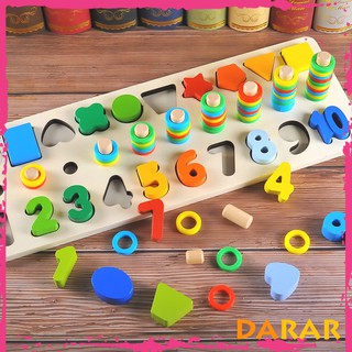 Đồ Chơi Gỗ MONTESSORI Số Đếm 3 Trong 1 – Phát Triển Trí Tuệ Cho Bé Mầm Non- Hàng Loại I