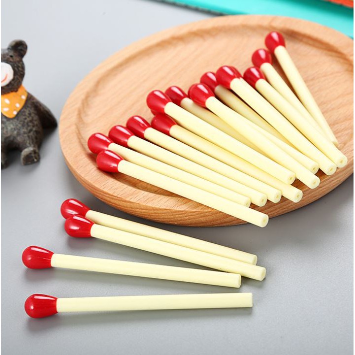 Bút gel nước,bút bi hình que diêm cute[ Free ship đơn từ 50k]