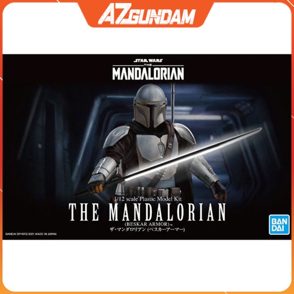 Mô hình lắp ráp Bandai Star Wars The Mandalorian Beskar Armor Tỉ lệ 1/12 Chình hãng Bandai Nhật Bản