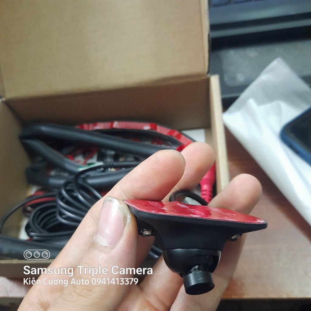 Camera cạp lề 2 chức năng kèm màn 4,3inch cho màn thường chuẩn CCD