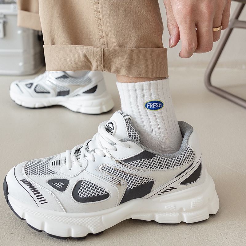 Tất nam nữ thêu FRESH đơn giản dễ phối đồ