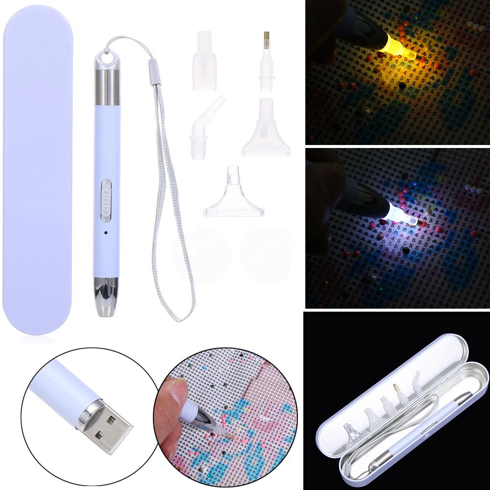 Bút Khoan Đèn 2 Chế Độ Ánh Sáng Dùng Thêu Tranh Chữ Thập