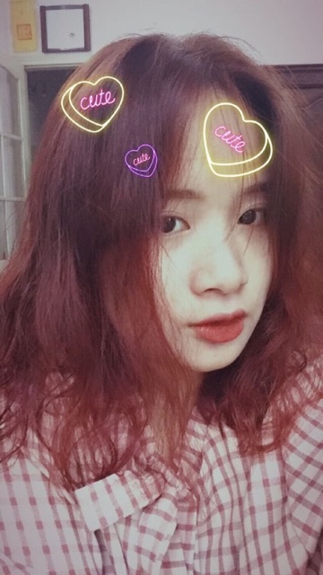 [KHÔNG TẨY] Thuốc nhuộm tóc màu ĐỎ HỒNG +kèm oxy trợ dưỡng và găng tay | BigBuy360 - bigbuy360.vn