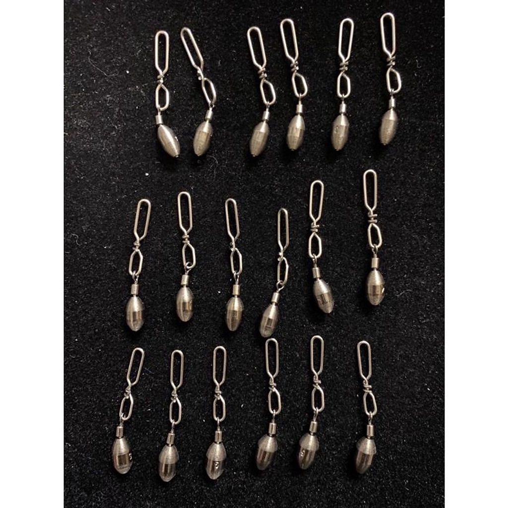 TL. Neo đồng và inox Câu lục cho dù nổi neo chì 1g . 1,5g . 2,0g