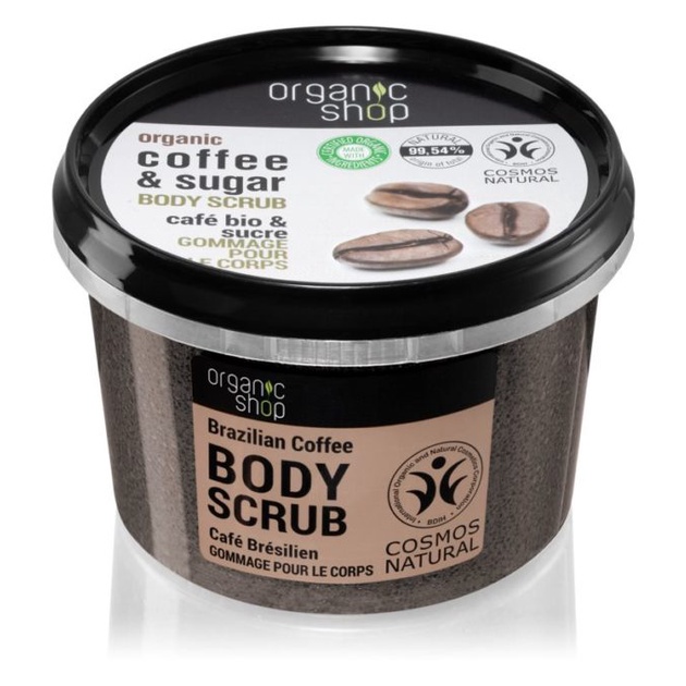 [HOT] Tẩy Tế Bào Chết Toàn Thân Organic Shop Organic Coffee &amp; Sugar Body Scrub 250ml