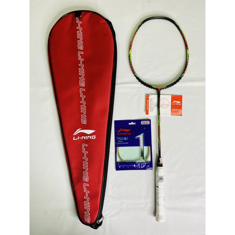 [ Quà Khủng ] 1 Cây Vợt Cầu Lông Li-Ning AERONAUT 6000 Prower Tặng Cước No1 Chính Hãng Lining + Công Căng Vợt + Bao Đựng