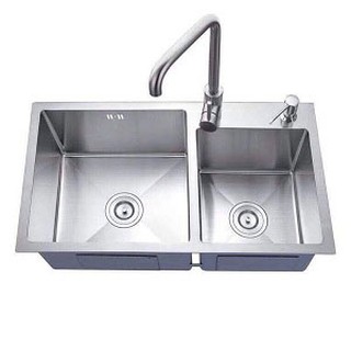 Chậu rửa bát inox 304 đúc CAO CẤP hố lệch