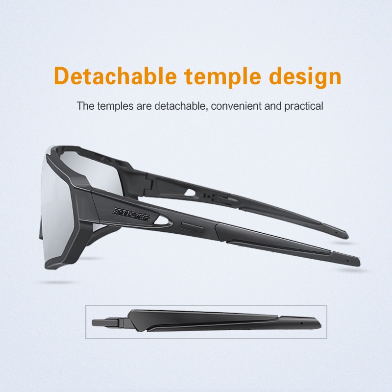 Kính Đi Xe Đạp X-tiger 5 Trong 1 Có Tính Phân Cực Thích Hợp cho Người Đi Xe Đạp Đường Núi