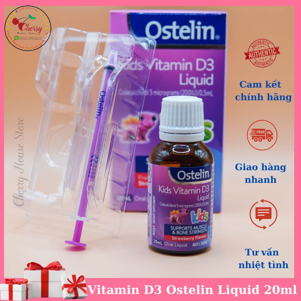 Vitamin D3 Ostelin Liquid 20ml