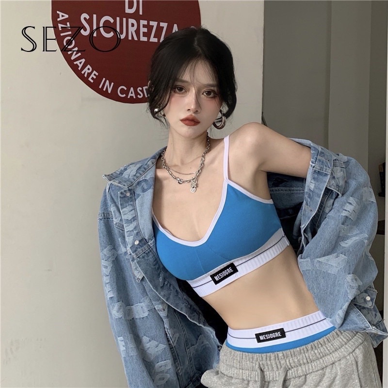 set áo tắm 2 dây viền siêu hot, bikini 2 mảnh sexy - colory shop