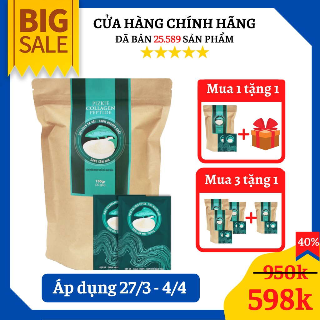 [Cam kết hiệu quả] Collagen Đẹp Da, Ngăn Ngừa Lão Hóa và Cấp Ẩm cho da Collagen Pizkie Nhật Bản