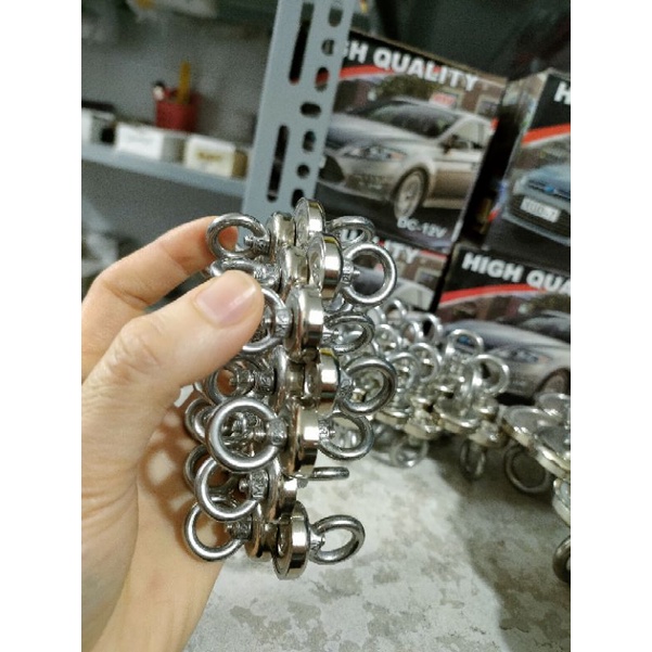 Nam châm cứu hộ D25mm lực hít siêu mạnh siêu chắc chắn, nam châm đính bảng siêu mạnh
