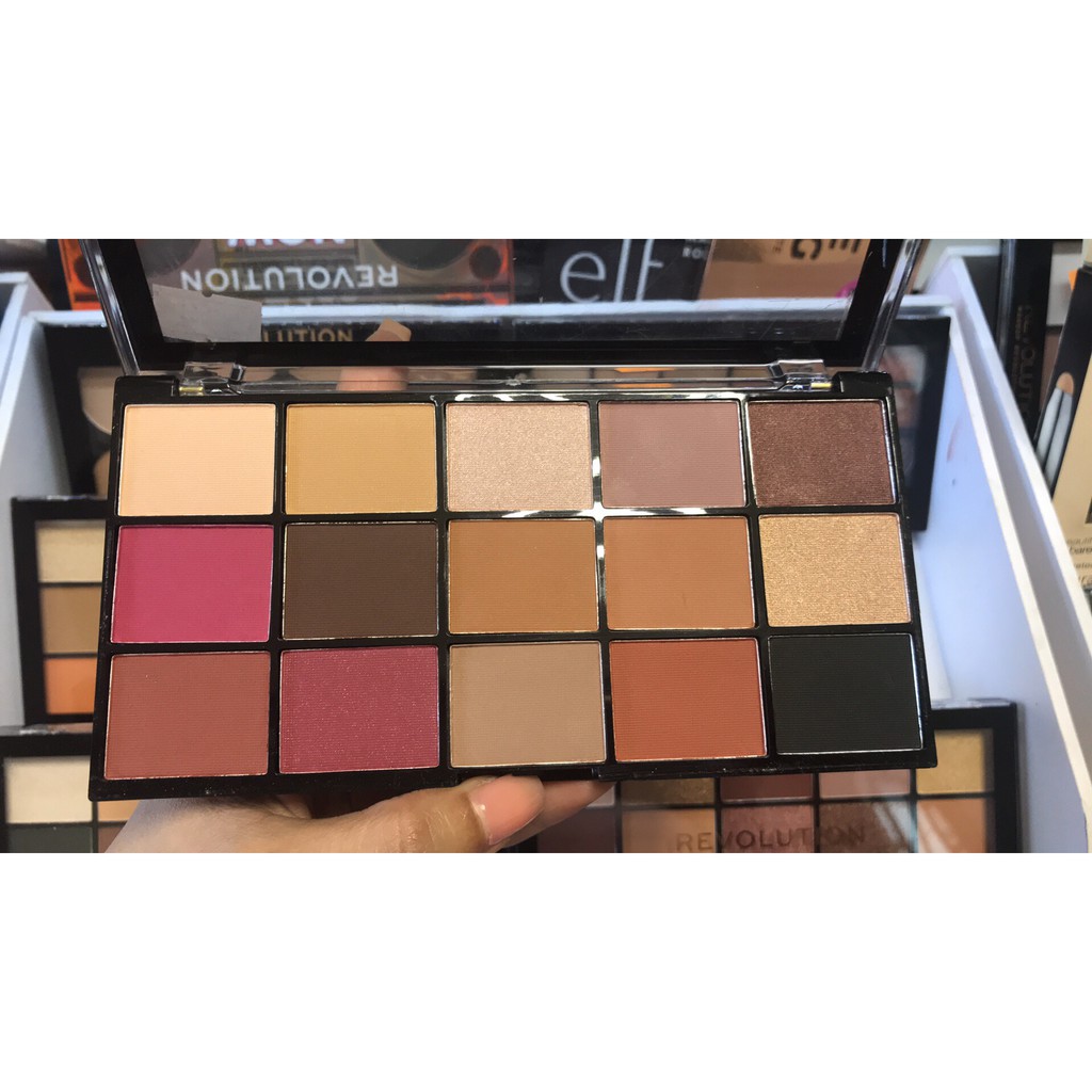 Bảng màu mắt Revolution 15 màu (Bill Anh) | BigBuy360 - bigbuy360.vn