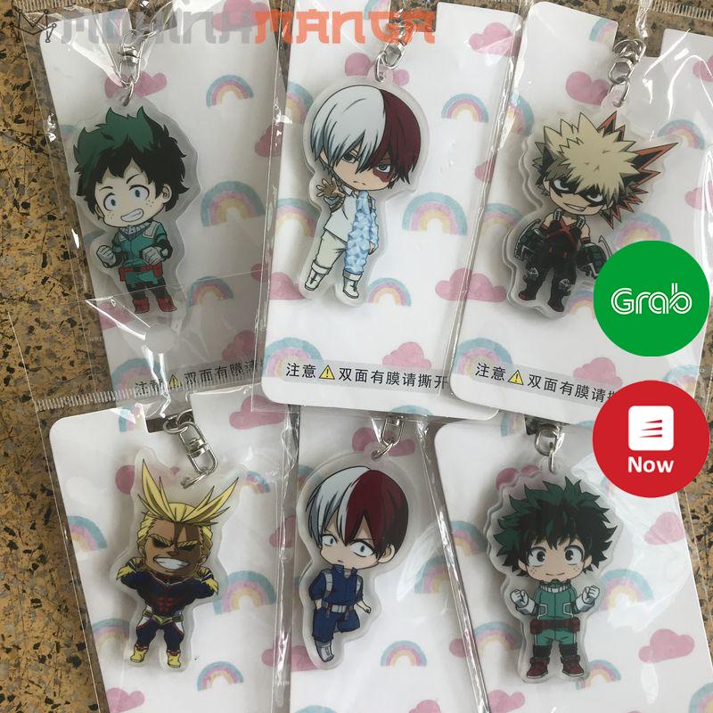 Móc khoá My hero academia học viện siêu anh hùng Midoriya Izuku Bakugo Katsuki Todoroki Shoto All Might Acrylic