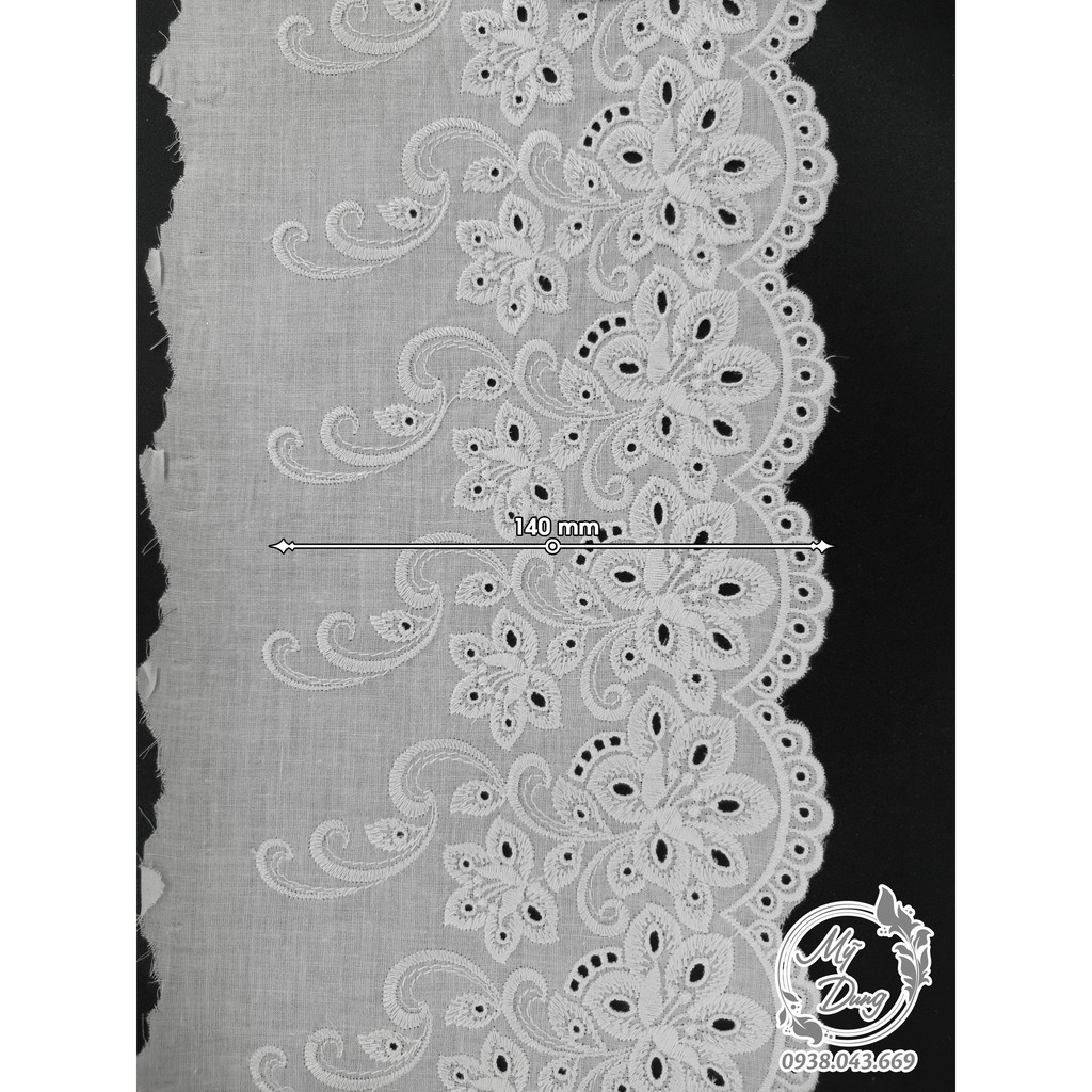Vải may tay áo, chân váy, Hijab - TiCi (Dây dài 13,5 mét) - MS 18003