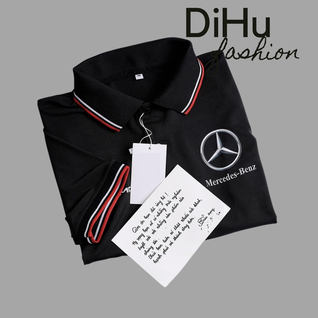 Áo thun polo cotton cao cấp có cổ Mercedes AMG Chính Hãng - Áo sang trọng, mát, không xù lông | BigBuy360 - bigbuy360.vn