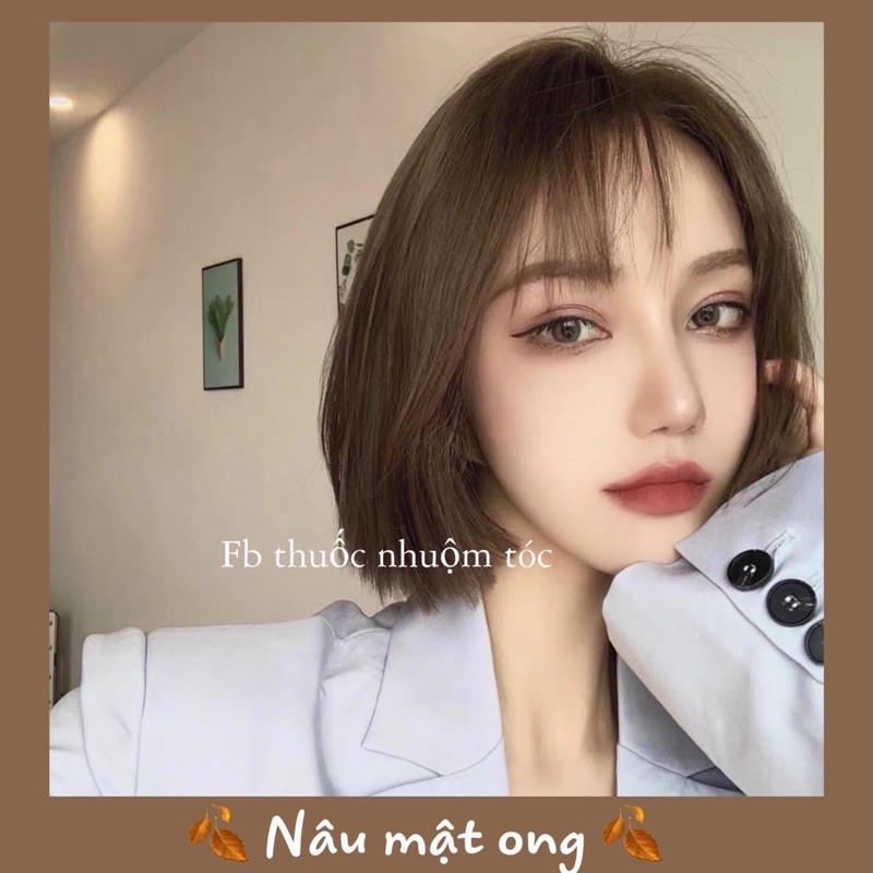 Thuốc nhuộm tóc nâu mật ong sáng