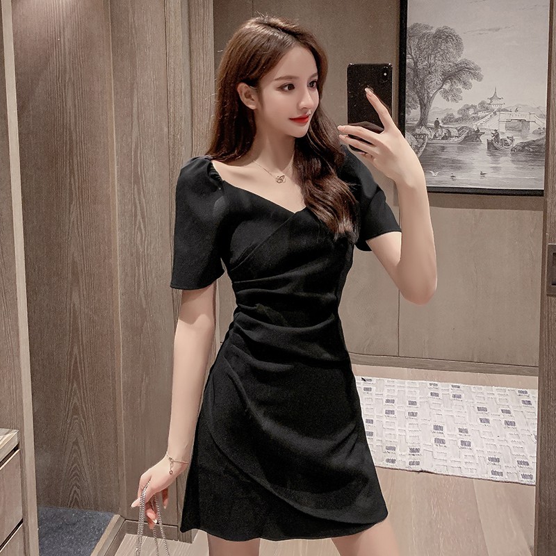 Váy Nữ Cách Điệu Nhún Eo Dáng Suông Thanh Lịch SIXTEEN. | BigBuy360 - bigbuy360.vn