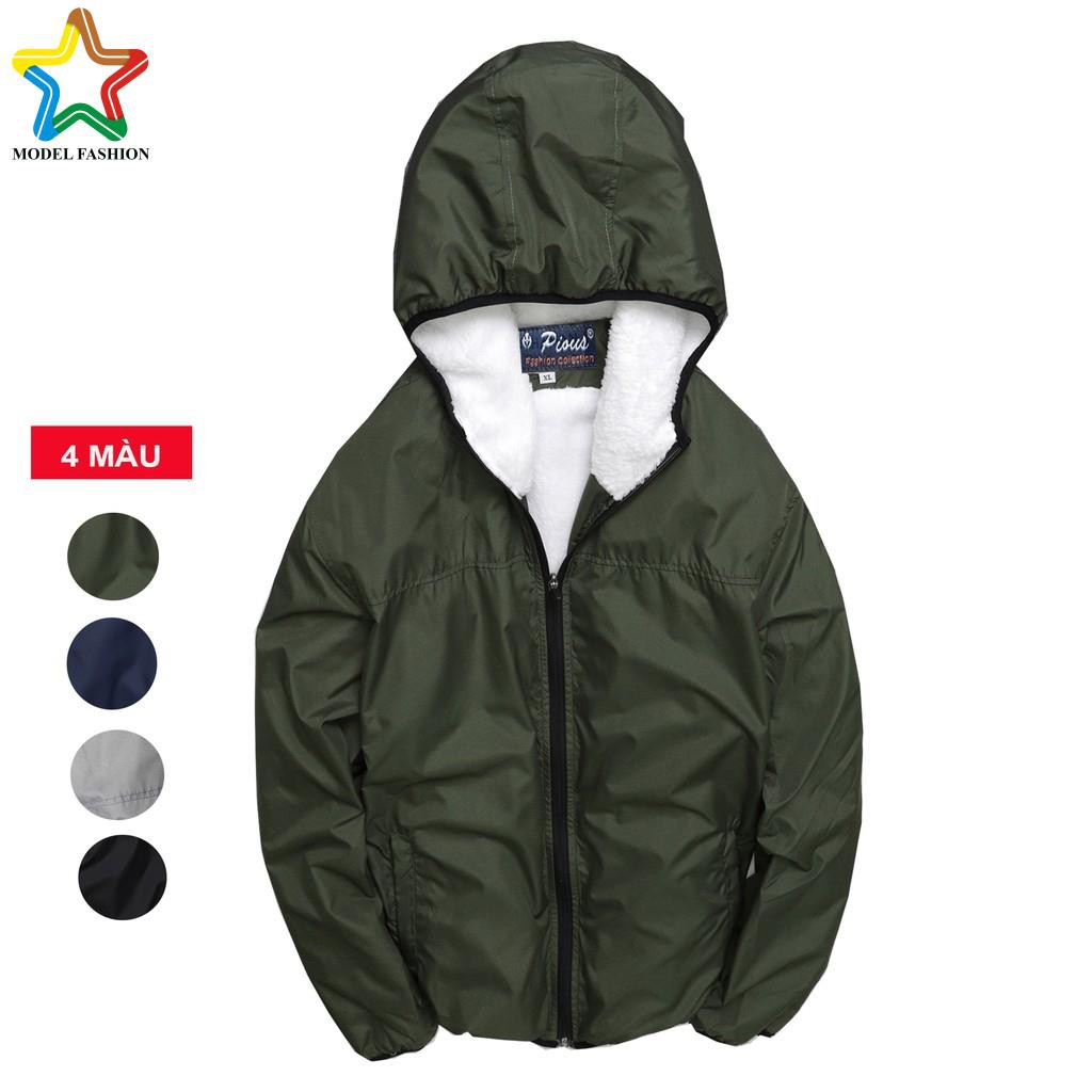 Áo khoác dù lót long siêu ấp có nón cao cấp HLS AKDL3001