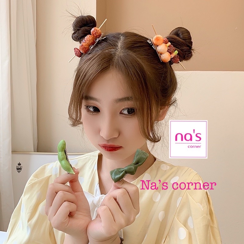 Kẹp tóc hình đồ ăn thức ăn ngộ nghĩnh