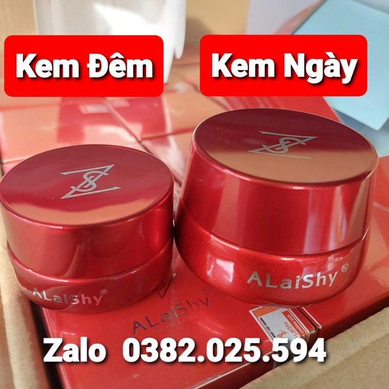 Combo Kem Ngày Và Đêm Alaishy Lựu Đỏ Vitamin C