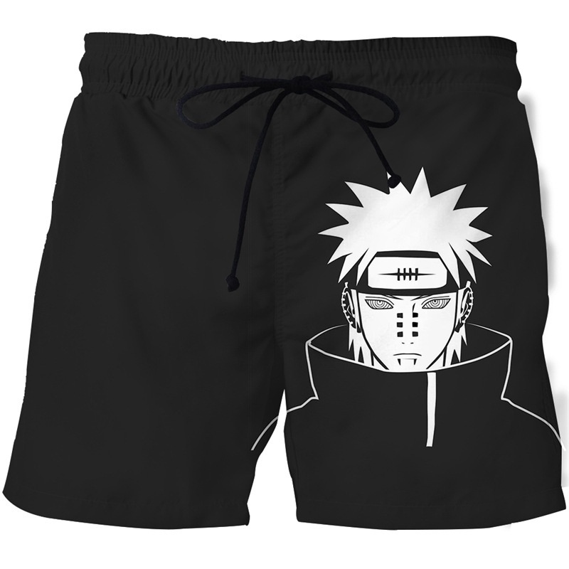 Quần Short Nam Họa Tiết Akatsuki 3D Thời Trang