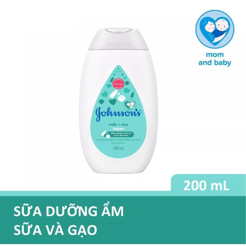 Sữa dưỡng thể Jonsons baby 200ml