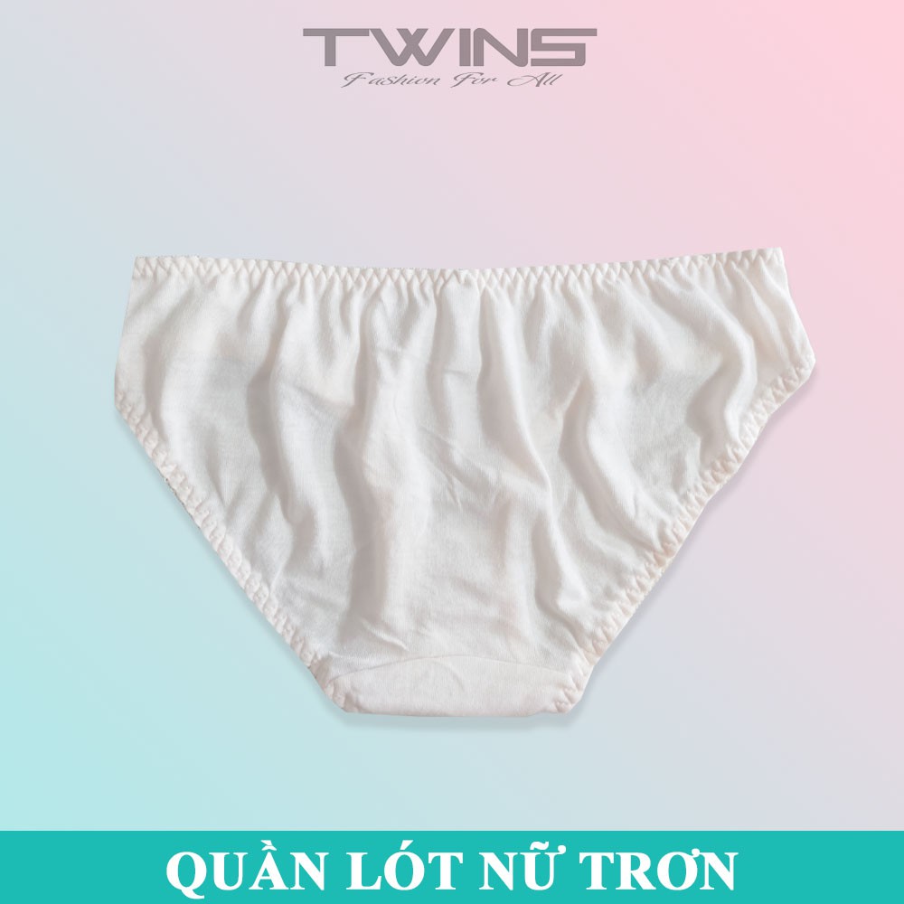 Quần lót nữ cotton cao cấp trơn Angel dạng lưng nhỏ mềm mại thấm hút mồ hôi thiết kế đơn giản size từ 40kg-60kg