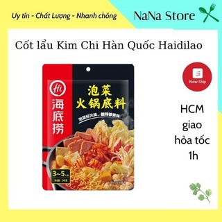Cốt lẩu Kim chi Hàn Quốc Haidilao ít cay, thơm ngon, date mới giao ngay 2h