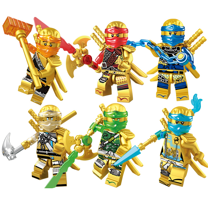 Lego Ninjago Rồng ngôi đền nhẫn giả Minifigure Xe máy Đồ chơi khối xây dựng cho trẻ em