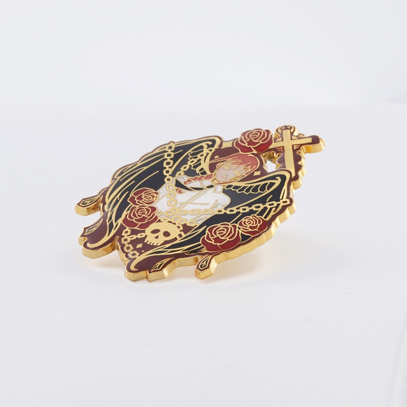 Ghim Cài Áo Kim Loại Hình Nhân Vật Phim Hoạt Hình Makima Thời Trang