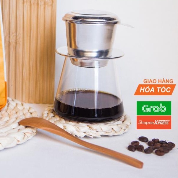 Phin pha cafe nhôm nguyên chất không sơn - phin pha cà phê tại nhà