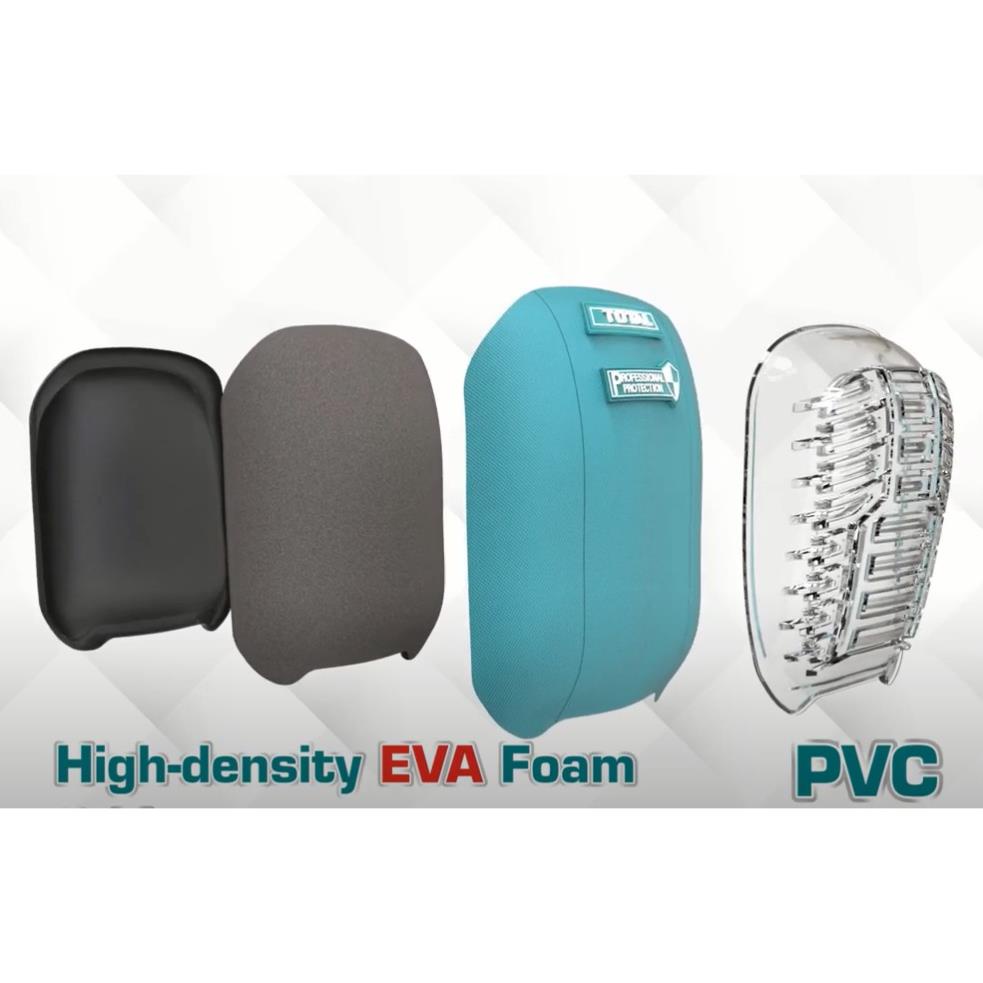 Miếng đệm bằng bọt đúc tạo thoải mái THKPT0201 Miếng đệm đầu gối Total Vỏ ngoài PVC giúp chống va đập tối đa
