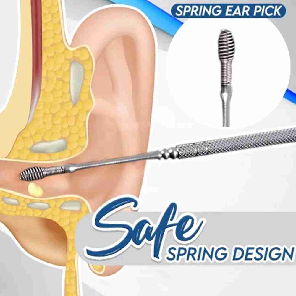 Dụng cụ làm sạch ráy tai bằng thép không gỉ Q9Q9 U0K5 Y8S7 J9P3