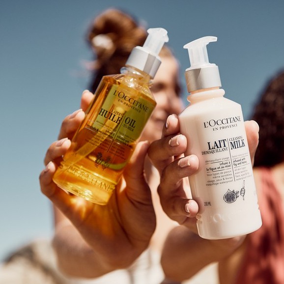 Bộ 2 Chai Tẩy Trang Dạng dầu L'Occitane Cleansing Oil-to-Milk 30ml | BigBuy360 - bigbuy360.vn
