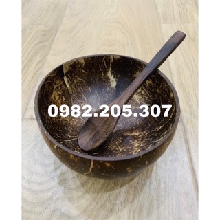 Bát gáo dừa , muỗng gỗ dừa , nĩa .... sỉ số lượng lớn 💚 MẶT TRỜI XINH ☀️