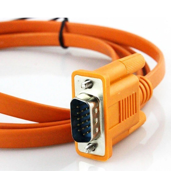 Cáp VGA dẹt 3m ( Vàng )- Dây VGA dẹt 3m ( Vàng )