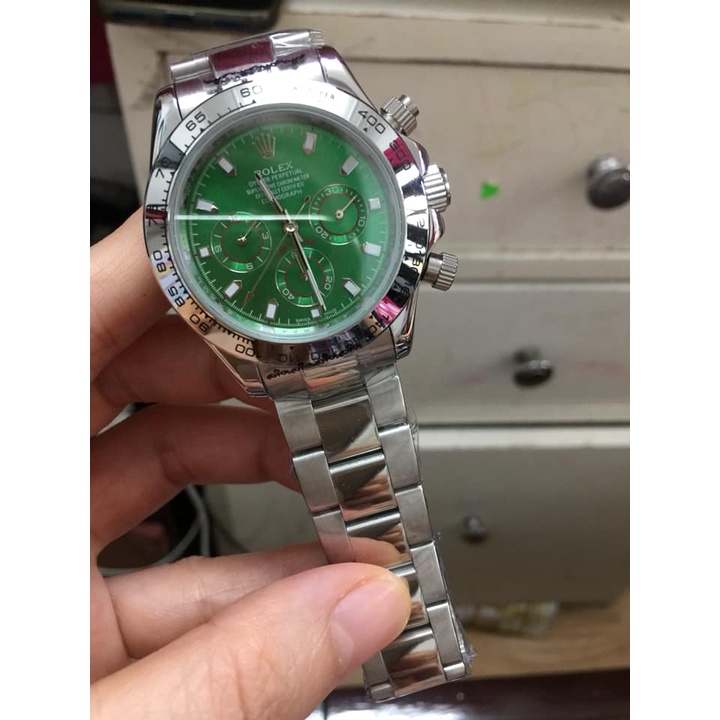 Đồng hồ Nam Rolex cơ automatic Oyster Yacht Master cổ điển mạnh mẽ nam tính dây kim loai 40mm vỏ trắng