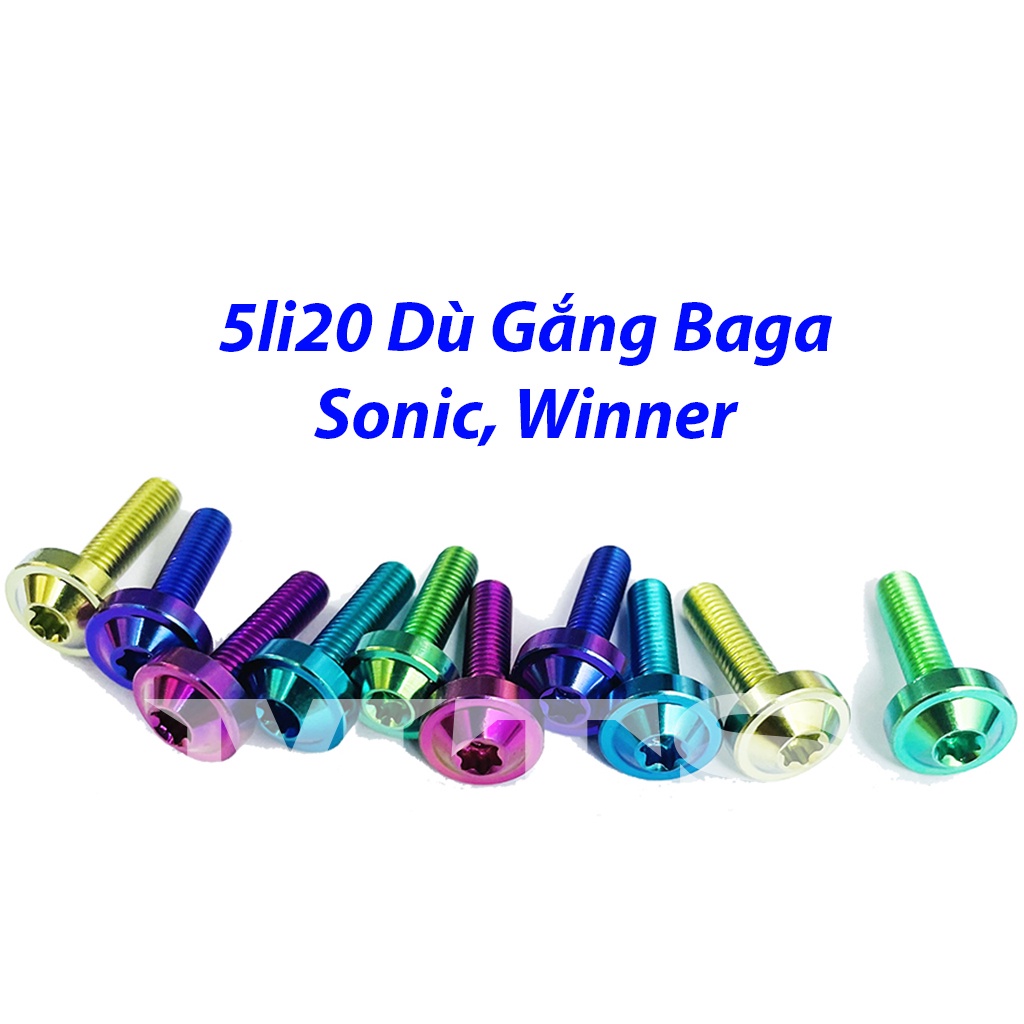 Ốc Titan Gr5 5li20 Dù Gắng baga giữa Sonic Winner bắt dàn áo SONIC WINNER WAVE mão chụp pô WINNER