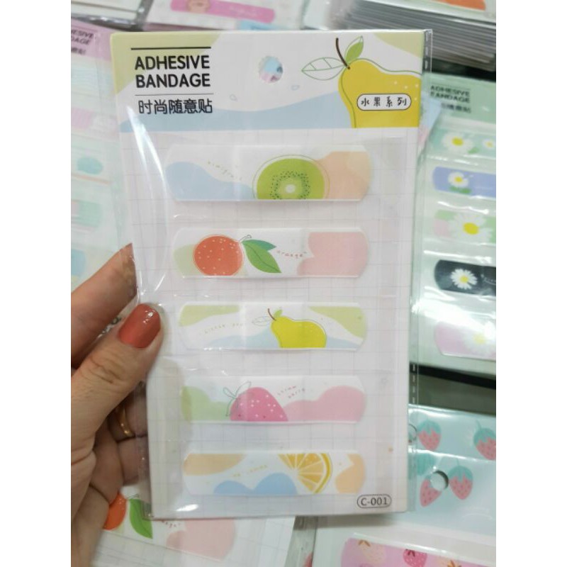 Set 4-5 Băng Dán Cá Nhân dễ thương sắ màu cute - VPP Brendo