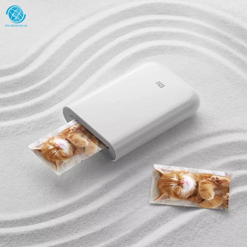 Máy in ảnh Xiaomi mini bỏ túi dùng pin - in qua Bluetooth BH 12 tháng