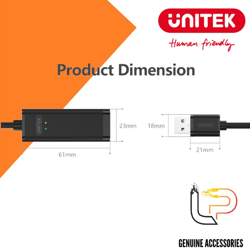 CÁP CHUYỂN USB 2.0 RA LAN UNITEK (Y-1468)