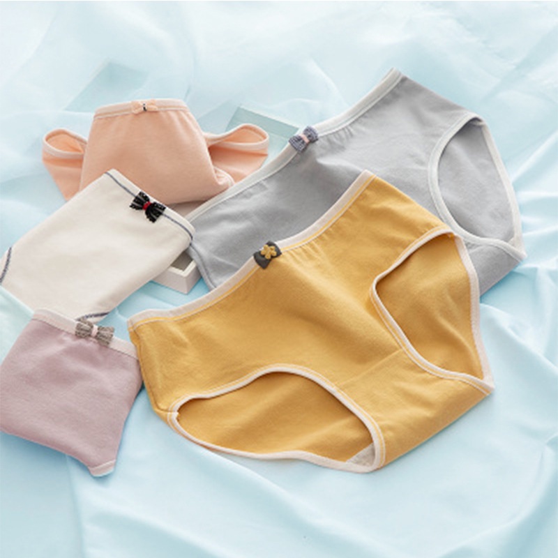 Quần lót nữ cotton tăm cao cấp thoáng khí co giãn kháng khuẩn 222 - HaSong