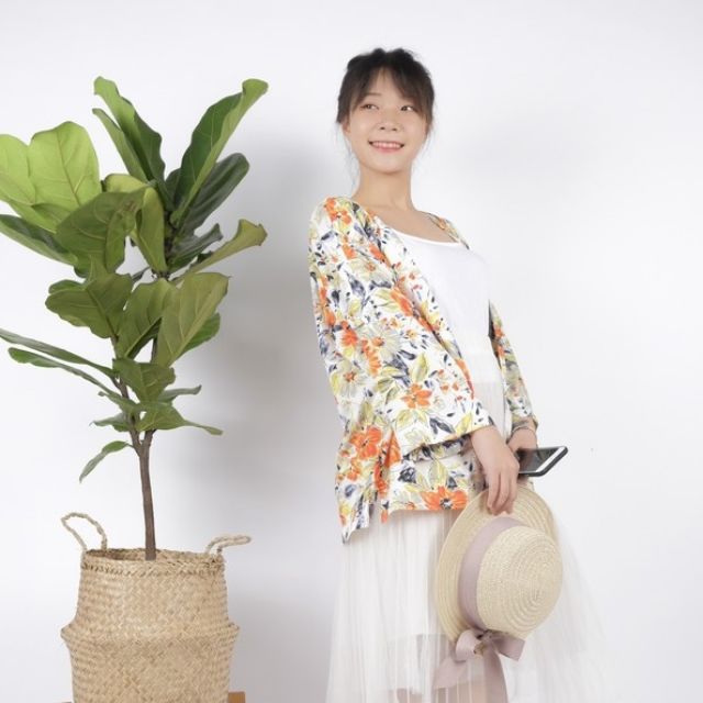 Áo Cardigan chống nắng dáng Kimono