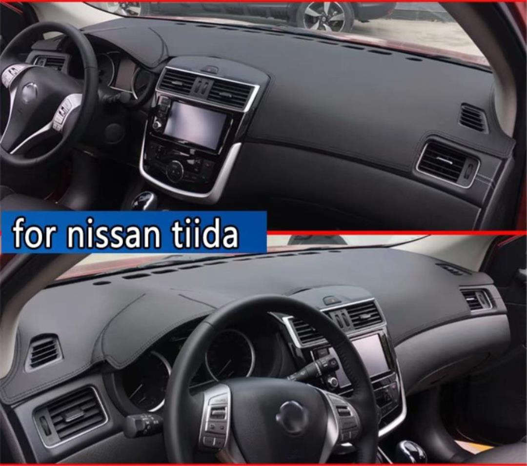 Tấm Da Bọc Bảng Điều Khiển Xe Hơi Nissan Tiida C12 2011-2019 2012 2013 2014 2015 2016 2017