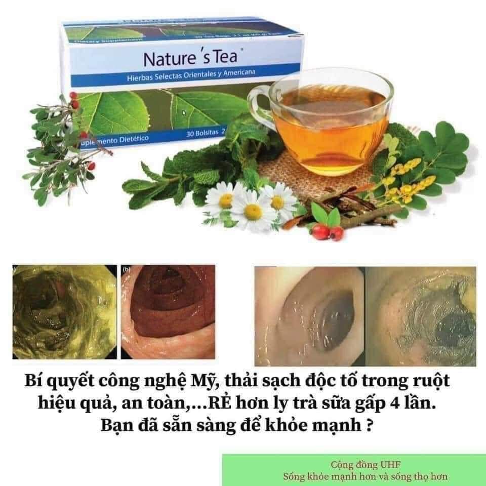 Trà Thải Độc Ruột Unicity Nature's Tea (hàng chính hãng cty kèm hóa đơn mua hàng)