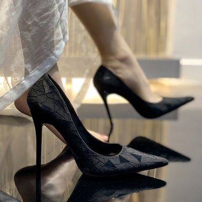 Giày Cao Gót Mũi Nhọn Thiết Kế Mới Thời Trang Mùa Xuân Thu Theo Phong Cách Hàn Quốc