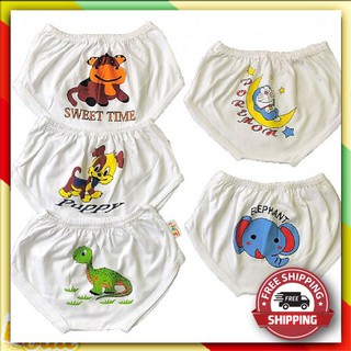 ⚜️𝐂𝐨𝐭𝐭𝐨𝐧 𝐋𝐨𝐚̣𝐢 𝟏⚜️ Sét 10 Quần Chíp Hình Thú Cho Bé Từ 6-18kg - Quần Áo Trẻ Em