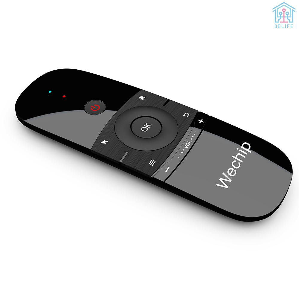 【E&amp;V】Wechip W1 Russian Version 2.4G Air Mouse Wireless Keyboard Remote Control Infrared Remote Learning 6-Axis Motion Sense w/ USB Receiver for Smart