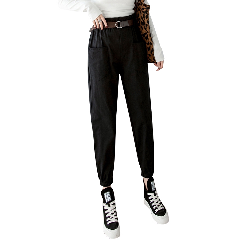 Fashion Korean high waist casual pants nine points harem pants | BigBuy360 - bigbuy360.vn